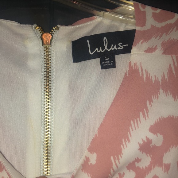 Lulus Give Me A Print Blush Pink Print Shift Dress - Picture 6 of 6